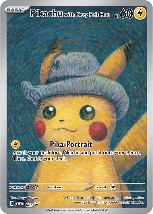 Pikachu with Grey Felt Hat(未開封/ゴッホピカチュウ) [SVP EN 085]